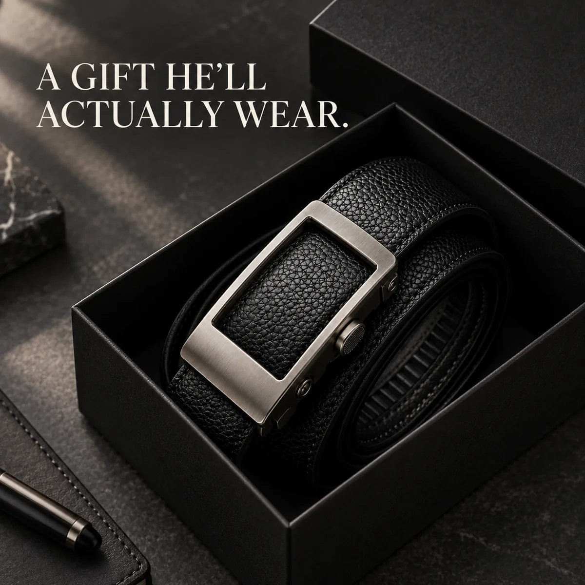 Belt in original gift presentation