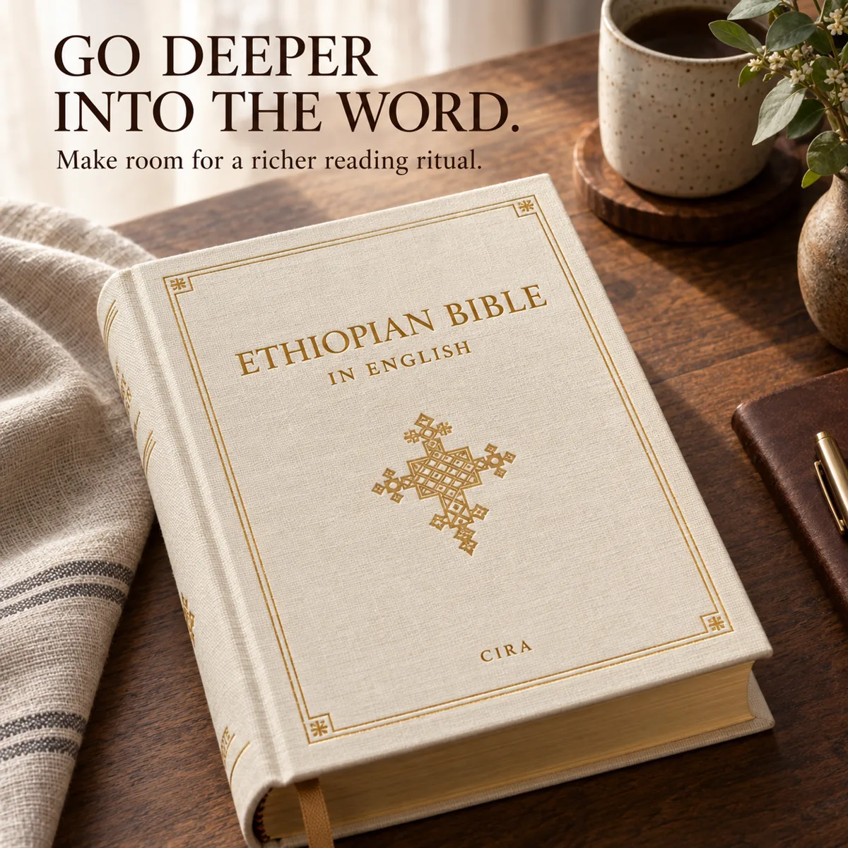 Original CIRA Ethiopian Bible cover concept